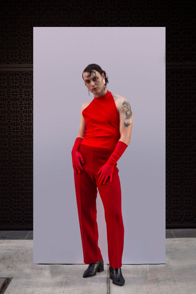 fitted pants, men's fitted pants, genderless fitted pants, unisex fitted pants, men's fitted straight cut pants