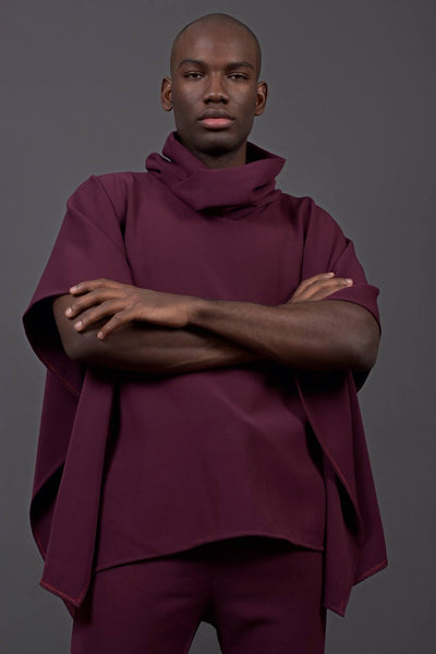 men's poncho, poncho, cape, men's cape, high neck poncho, high neck cape, turtle neck poncho, turtle neck cape for men,