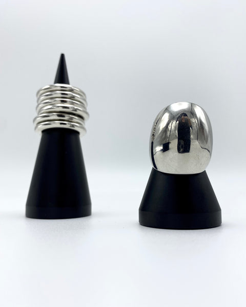 7PCS - BOLD METAL MIXED RING SET
