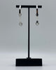 metal hoop earrings, circular earrings, hoop earrings, modern earrings, minimal earrings
