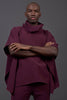 men's poncho, poncho, cape, men's cape, high neck poncho, high neck cape, turtle neck poncho, turtle neck cape for men, 