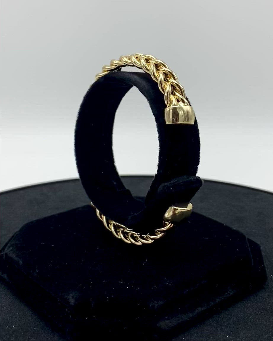 metal knot cuff bracelet