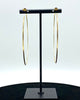Asymmetrical Maxi hoop earrings Made in high-quality stainless steel and 14K karat gold-dipped..jpeg