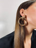 double knot earrings  Made in high-quality stainless steel and 14K karat gold-dipped.