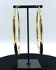 Maxi hoop earrings Made in high-quality stainless steel and 14K karat gold-dipped.