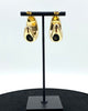 bold half metal hoop earrings, molded with the highest stainless steel quality and karat gold-dipped