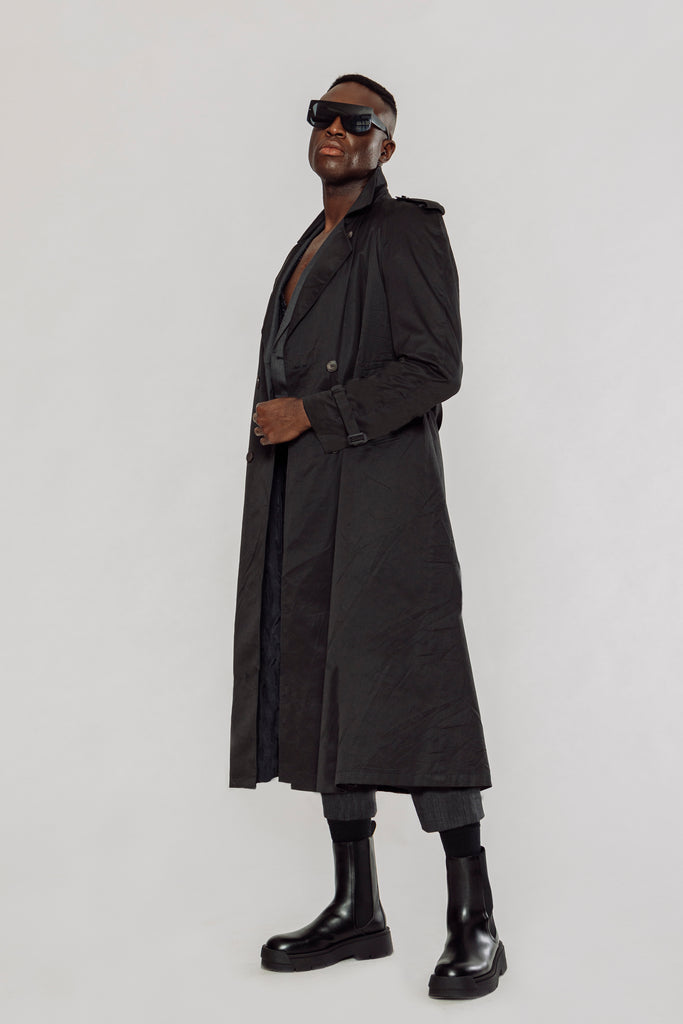 men's trench coat, men's oversized trench coat, men's double breasted trench coat, men's double breasted trench coat, trench coat, double breasted trench coat, men's oversized raincoat, balenciaga men's trench coat, balenciaga oversized raincoat