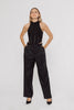 fluid wide leg pants, wide leg pants, women's wide leg pants, from pleats pants, menswear style pants, wide leg pants with pleats, wide leg pants with front pleats