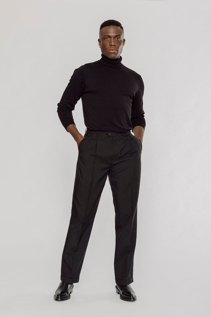 pleated pants, men's pleated pants, suit pants with pleats, men's suit pants with pleats, dress pants with pleats, men's straight cut pants