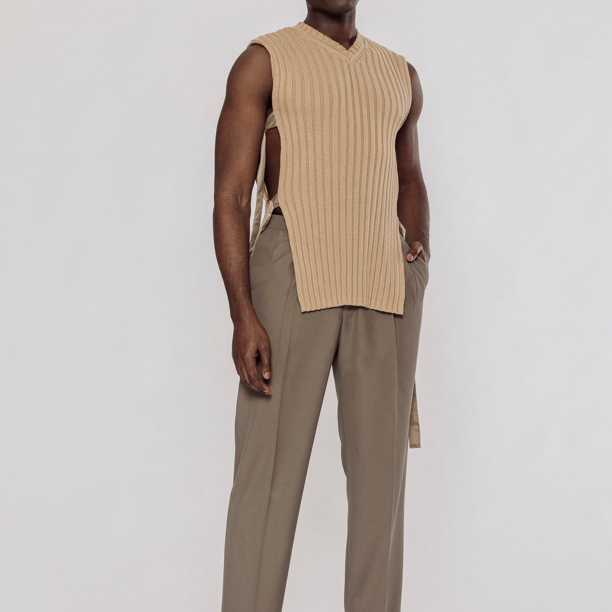 トップス theredthread S ring tailored vest Vests – The Red Thread Boutique