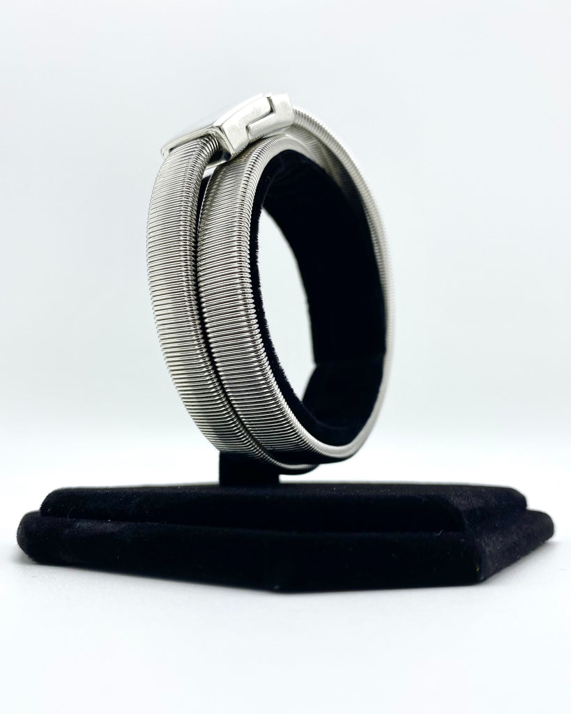 silver metal wrap magnetic bracelet