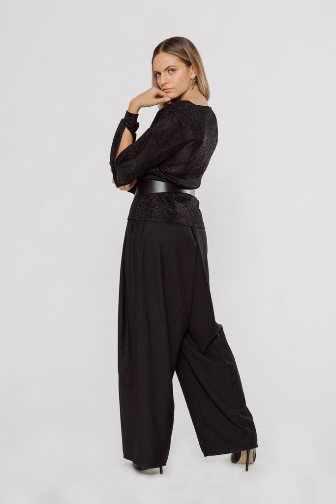 fluid wide leg pants, wide leg pants, women's wide leg pants, from pleats pants, menswear style pants, wide leg pants with pleats, wide leg pants with front pleats